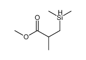 methyl 3-dimethylsilyl-2-methylpropanoate结构式