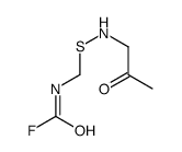 N-[(2-oxopropylamino)sulfanylmethyl]carbamoyl fluoride结构式