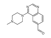 4-(4-methylpiperazin-1-yl)quinazoline-6-carbaldehyde Structure