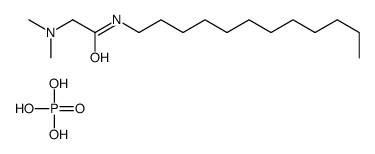 2-(dimethylamino)-N-dodecylacetamide,phosphoric acid Structure
