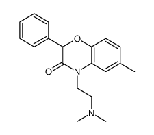 4-[2-(dimethylamino)ethyl]-6-methyl-2-phenyl-1,4-benzoxazin-3-one Structure