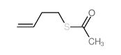 Ethanethioic acid, S-3-buten-1-yl ester structure
