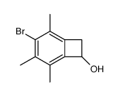 3-bromo-2,4,5-trimethylbicyclo[4.2.0]octa-1(6),2,4-trien-7-ol Structure