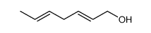 (2E,5E)-methyl hepta-2,5-dien-1-ol结构式