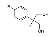 2-(4-bromophenyl)-2-methylpropane-1,3-diol Structure