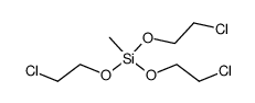 tris(2-chloroethoxy)methylsilane Structure