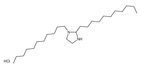 1,2-di(undecyl)imidazolidin-3-ium,chloride Structure