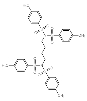 Benzenesulfonamide,N,N'-1,4-butanediylbis[4-methyl-N-[(4-methylphenyl)sulfonyl]-结构式