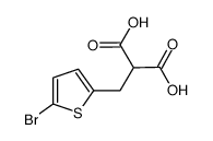 2-((5-bromothiophen-2-yl)methyl)malonic acid结构式