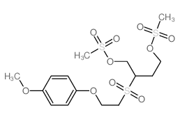 1,4-Butanediol,2-[[2-(4-methoxyphenoxy)ethyl]sulfonyl]-, 1,4-dimethanesulfonate picture