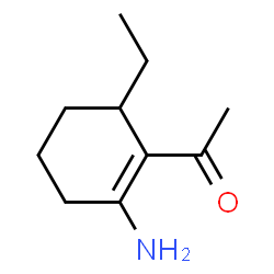 Ethanone, 1-(2-amino-6-ethyl-1-cyclohexen-1-yl)- (9CI) Structure