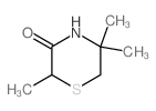 3-Thiomorpholinone, 2,5,5-trimethyl- structure