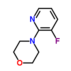 4-(3-Fluoro-2-pyridinyl)morpholine structure