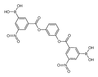 3-borono-5-nitrobenzoic acid 1,3-phenylene ester Structure