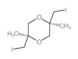 1,4-Dioxane,2,5-bis(iodomethyl)-2,5-dimethyl-, cis- (9CI) picture