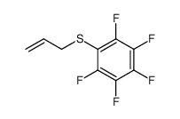 pentafluorophenyl-prop-2-enyl thioether结构式