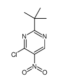 2-叔丁基-4-氯-5-硝基嘧啶结构式