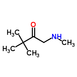 3,3-Dimethyl-1-(methylamino)-2-butanone结构式