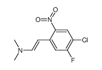 [2-(4-chloro-5-fluoro-2-nitrophenyl)vinyl]dimethylamine结构式