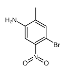 4-溴-2-甲基-5-硝基苯胺结构式