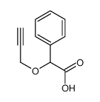 2-phenyl-2-prop-2-ynoxy-acetic acid Structure