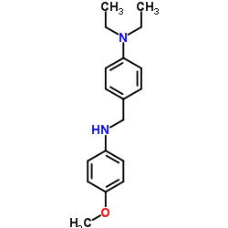 N,N-Diethyl-4-{[(4-methoxyphenyl)amino]methyl}aniline Structure