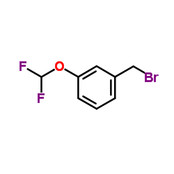 3-(Difluoromethoxy)benzyl bromide Structure