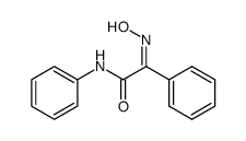 α-oximino-2-phenylacetanilide Structure