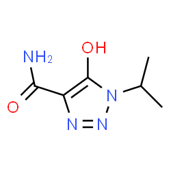 1H-1,2,3-Triazole-4-carboxamide,5-hydroxy-1-(1-methylethyl)-(9CI) structure