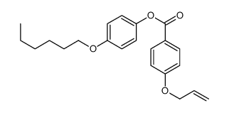(4-hexoxyphenyl) 4-prop-2-enoxybenzoate Structure