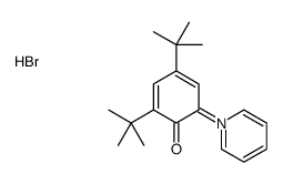 2,4-ditert-butyl-6-pyridin-1-ium-1-ylphenol,bromide结构式