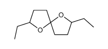2,7-diethyl-1,6-dioxaspiro[4.4]nonane结构式