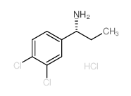 1-(3,4-dichlorophenyl)propan-1-amine,hydrochloride结构式