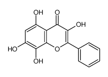 3,5,7,8-tetrahydroxy-2-phenylchromen-4-one Structure