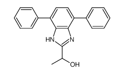 1-(4,7-diphenyl-1H-benzimidazol-2-yl)ethanol Structure