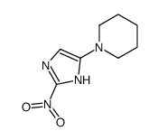 2-Nitro-4-(1-piperidinyl)-1H-imidazole structure