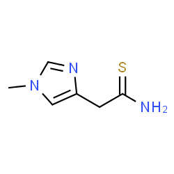 1H-Imidazole-4-ethanethioamide,1-methyl-(9CI)结构式