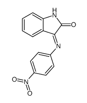 2H-Indol-2-one, 1,3-dihydro-3-(4-nitrophenylimino)- picture