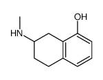 7-(methylamino)-5,6,7,8-tetrahydronaphthalen-1-ol结构式