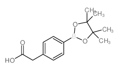 Phenylacetic acid-4-boronic acid pinacol ester structure