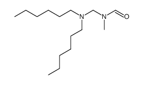 N-[(Dihexylamino)methyl]-N-methylformamid结构式