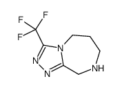 3-(trifluoromethyl)-6,7,8,9-tetrahydro-5H-[1,2,4]triazolo[4,3-a][1,4]diazepine结构式