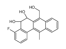 (5S,6S)-4-fluoro-7-(hydroxymethyl)-12-methyl-5,6-dihydrobenzo[a]anthracene-5,6-diol Structure