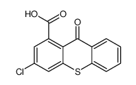 3-chloro-9-oxothioxanthene-1-carboxylic acid结构式