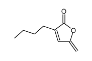 3-butyl-5-methylenefuran-2(5H)-one Structure