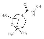 N,1,9,9-tetramethyl-8-oxa-3-azabicyclo[3.2.2]nonane-3-carboxamide结构式