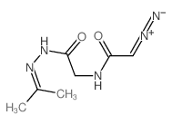 imino-[(propan-2-ylideneamino)carbamoylmethylcarbamoylmethylidene]azanium结构式