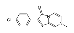 2-(4-chlorophenyl)-7-methylimidazo[1,2-a]pyrazin-3-one Structure