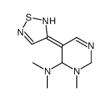 4-Pyrimidinamine,1,2,3,4-tetrahydro-N,N,3-trimethyl-5-(1,2,5-thiadiazol-3-yl)-(9CI) picture