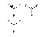 tris(trifluoromethyl)alumane Structure